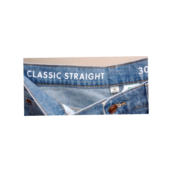 J. Crew Classic Straight Birchwood Wash Blue Jeans Size 30 - Picture 4 of 5